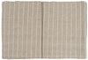 Duk m / tynne beige striper